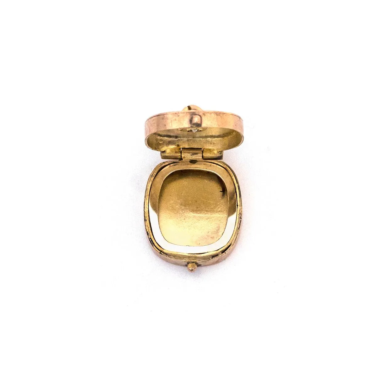 10K Diamond Starburst Locket