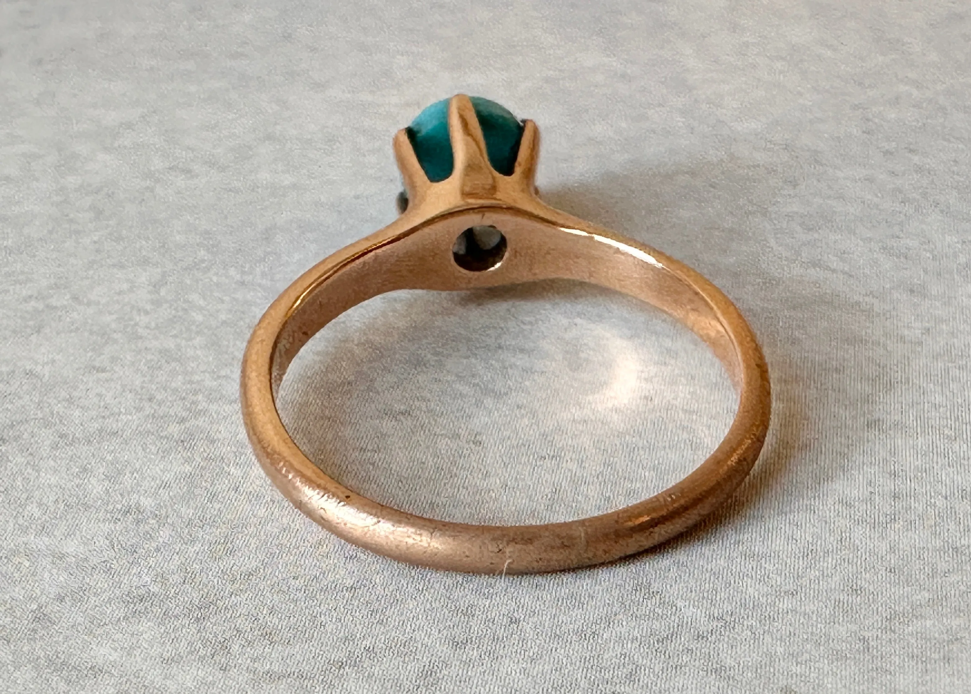 10k Gold Ostby Barton Turquoise Ring