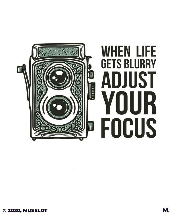 Adjust your focus printed hoodies