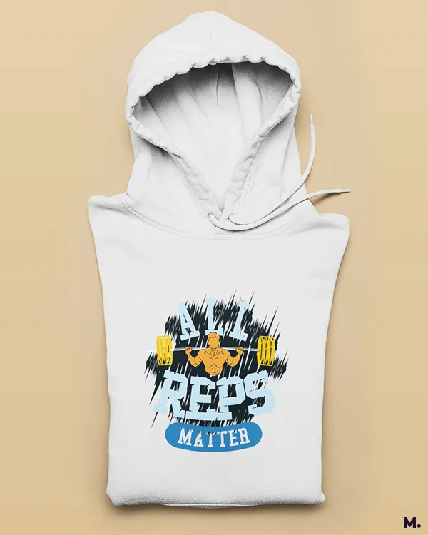 All reps matter printed hoodies