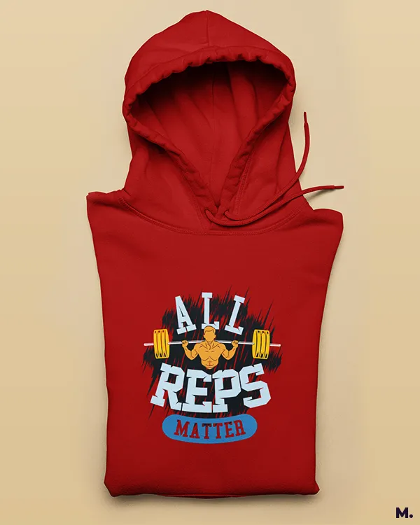All reps matter printed hoodies