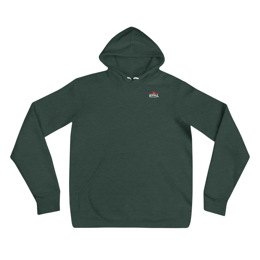 And Still Champion crest logo in white lettering men's pull-over hoodie