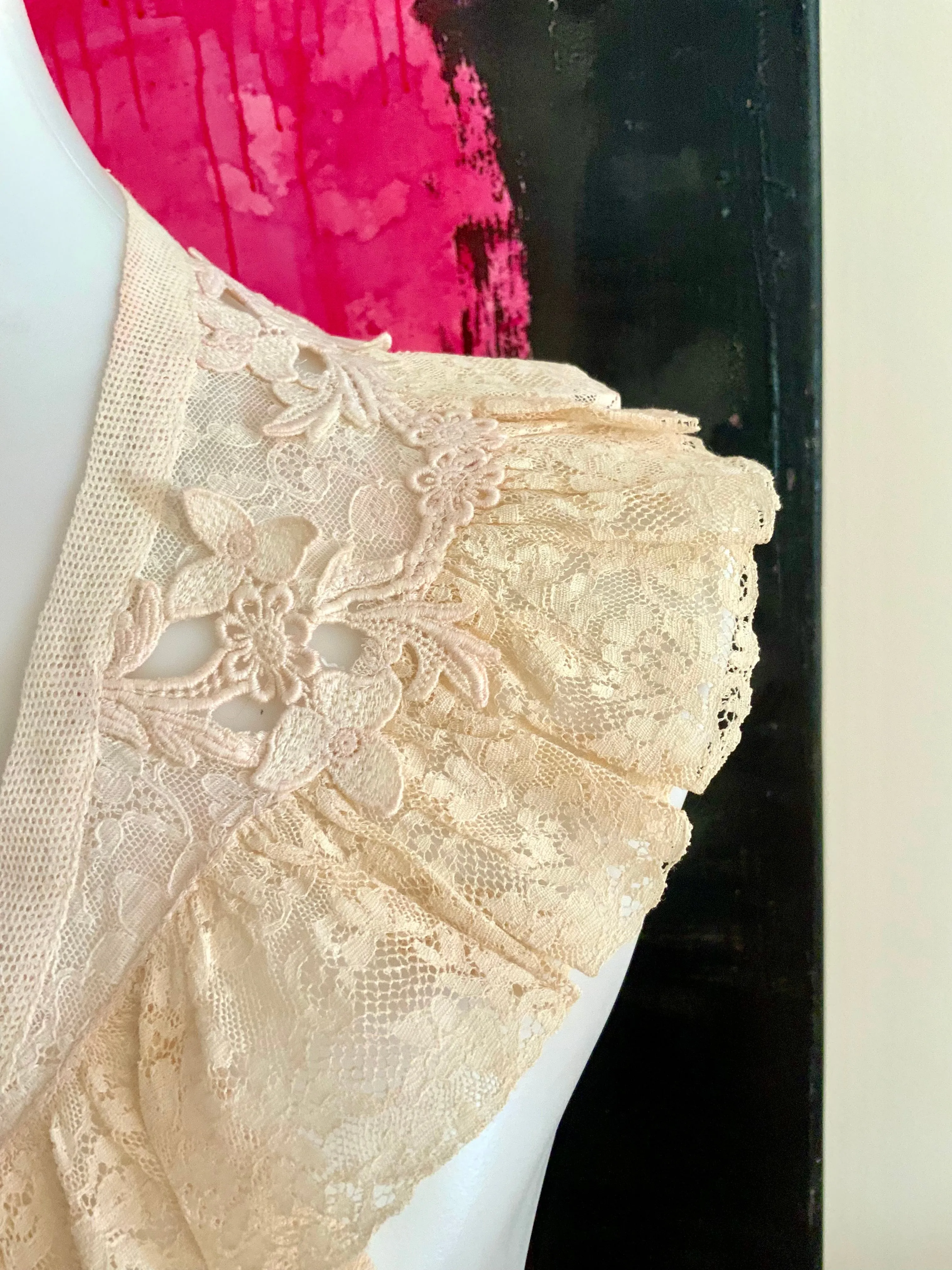Antique Collar - Crochet Lace - 1900