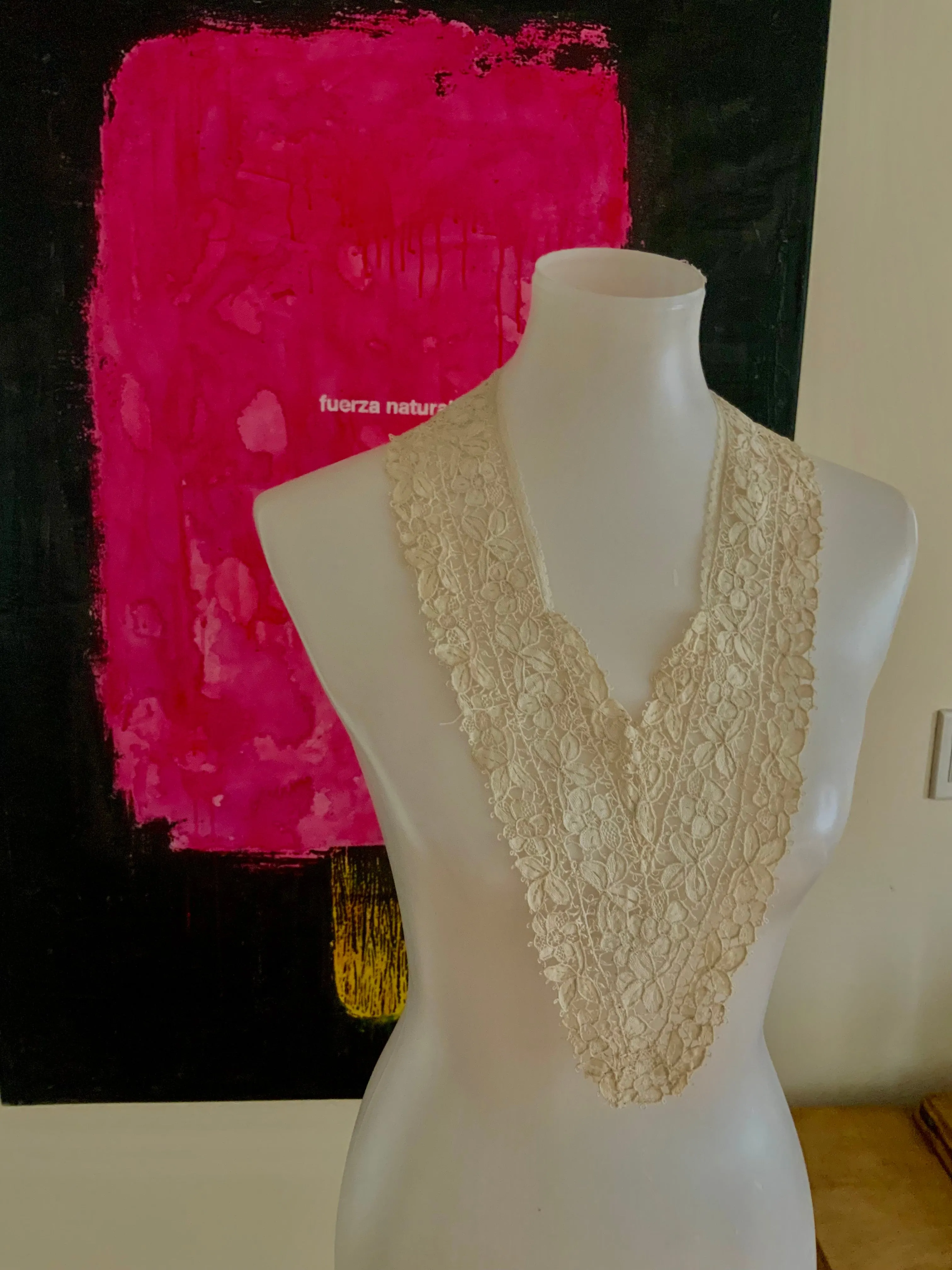 Antique Collar - Handmade Lace - 1900