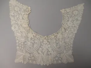 Antique Duchesse lace collar handmade Victorian