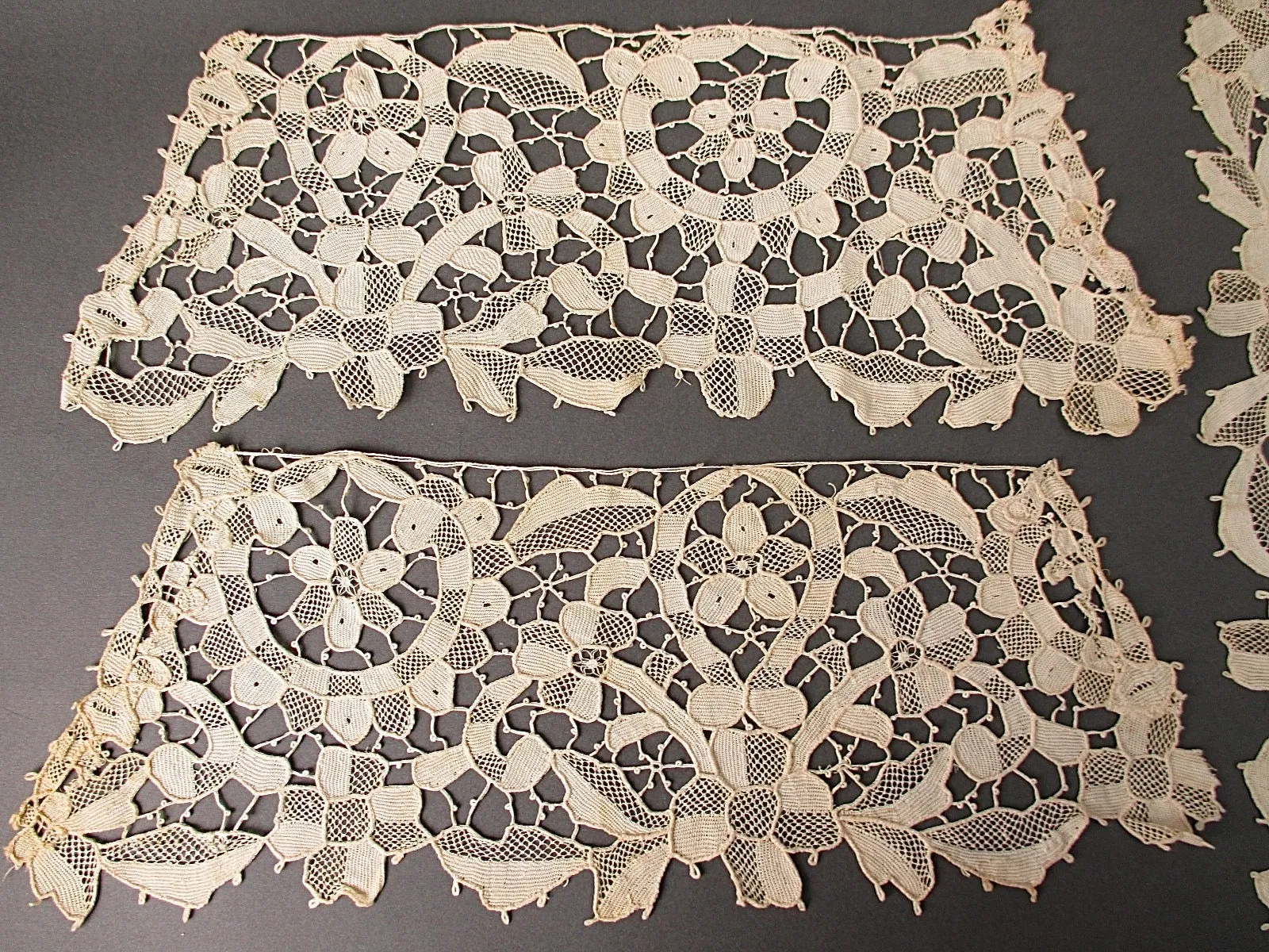 Antique lace collar Italian needlelace