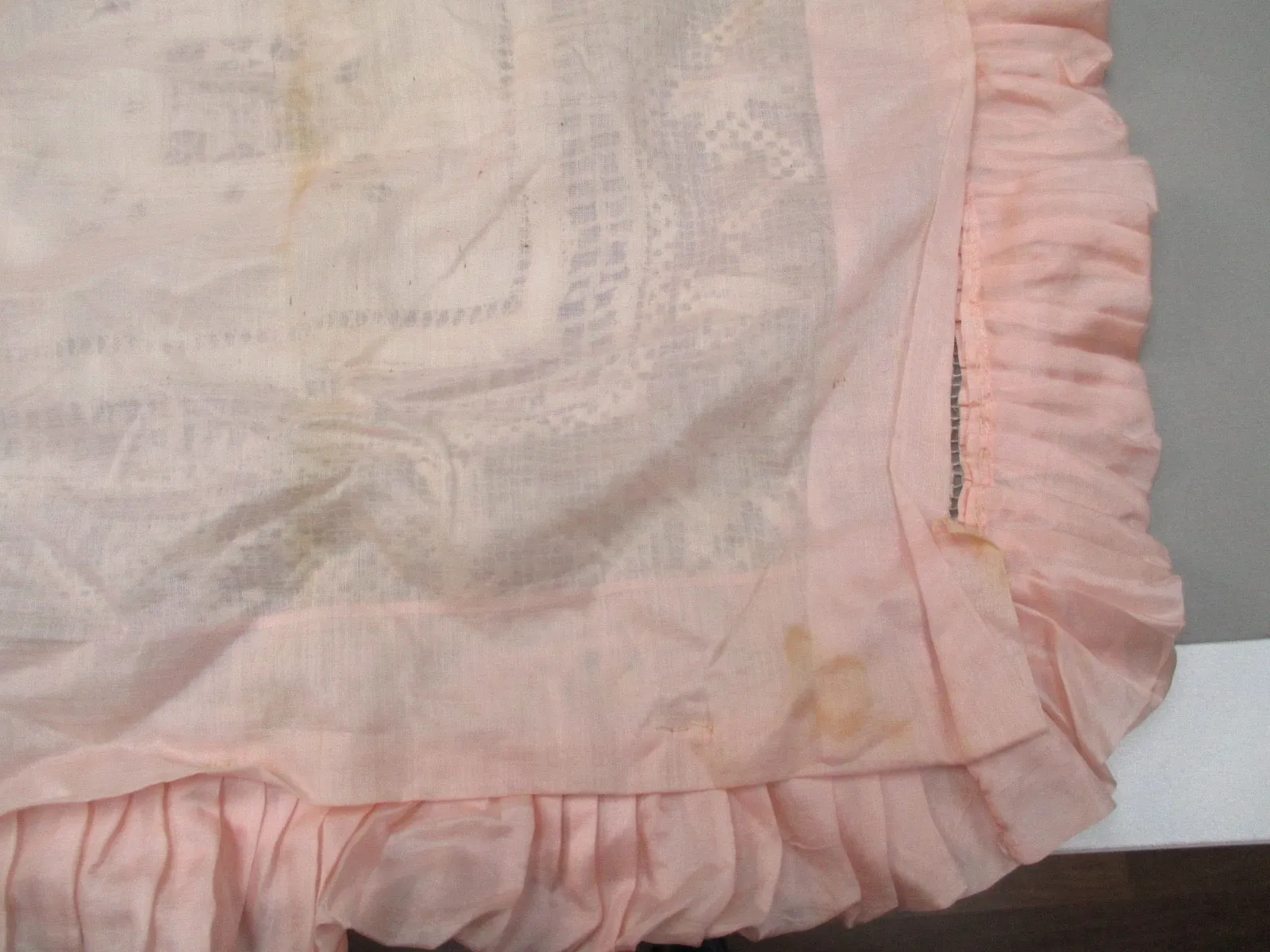 Antique Victorian baby coverlet