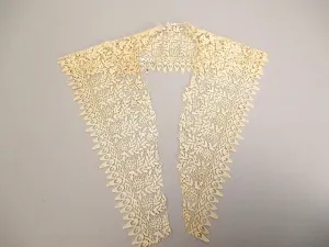 Antique Victorian Chemical lace collar