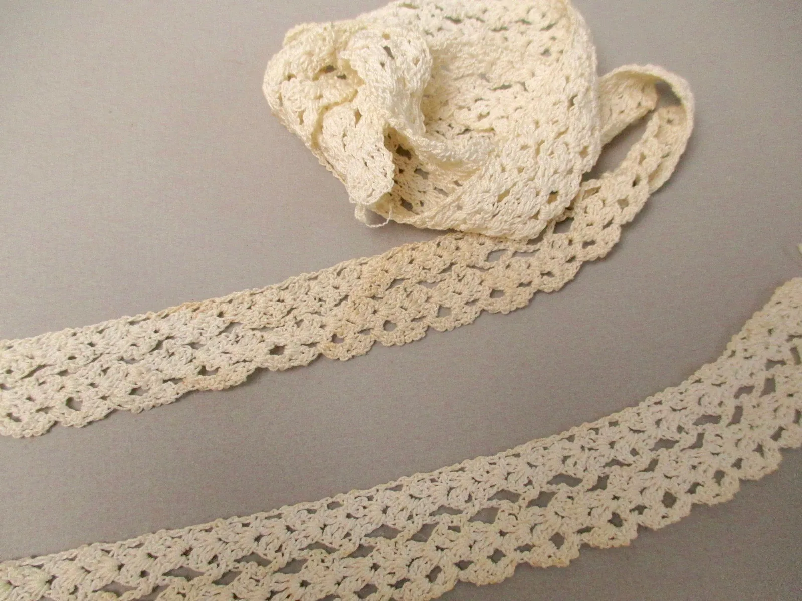Antique Victorian Crochet Lace Trim