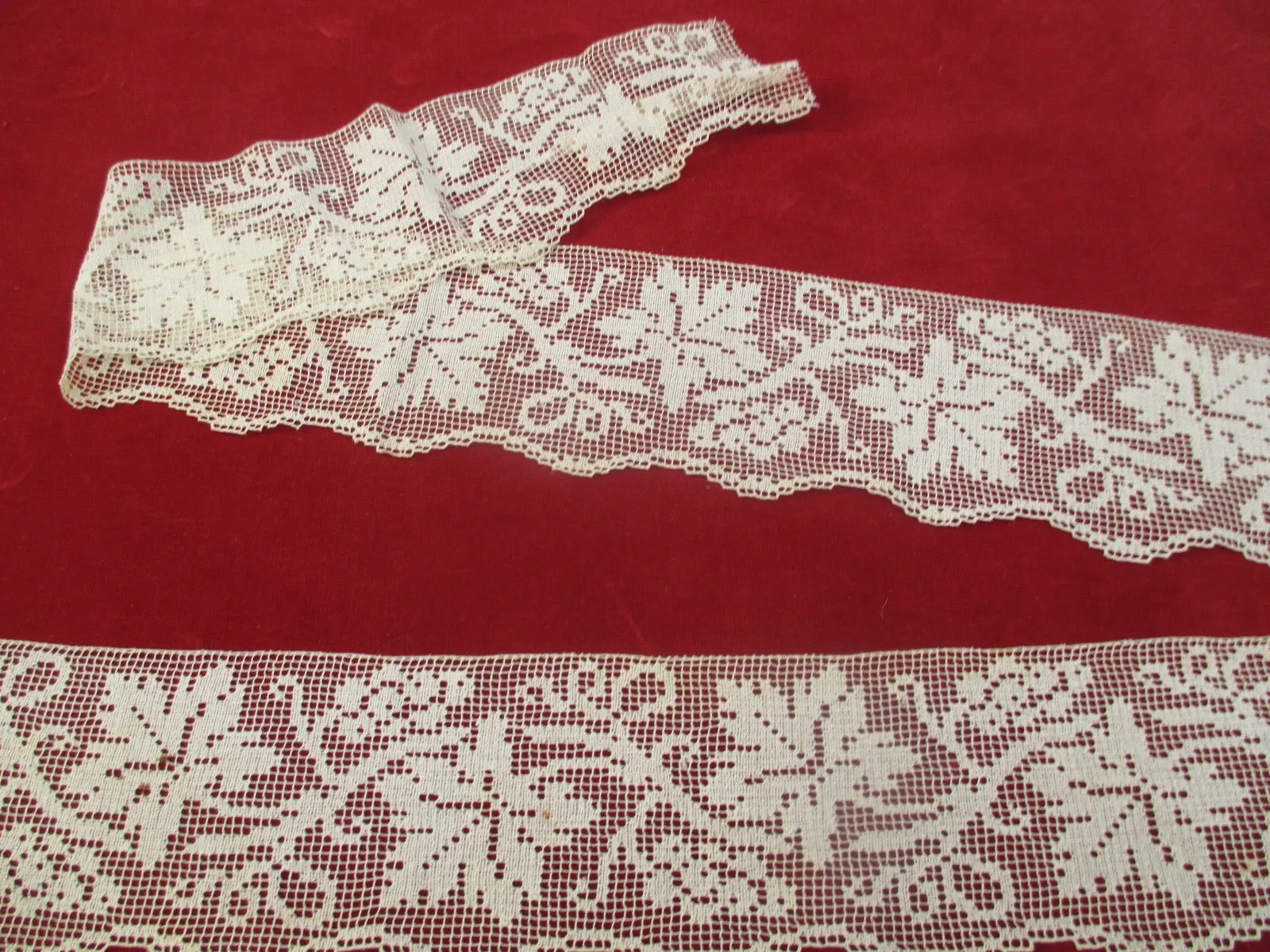 Antique Victorian Filet lace trim