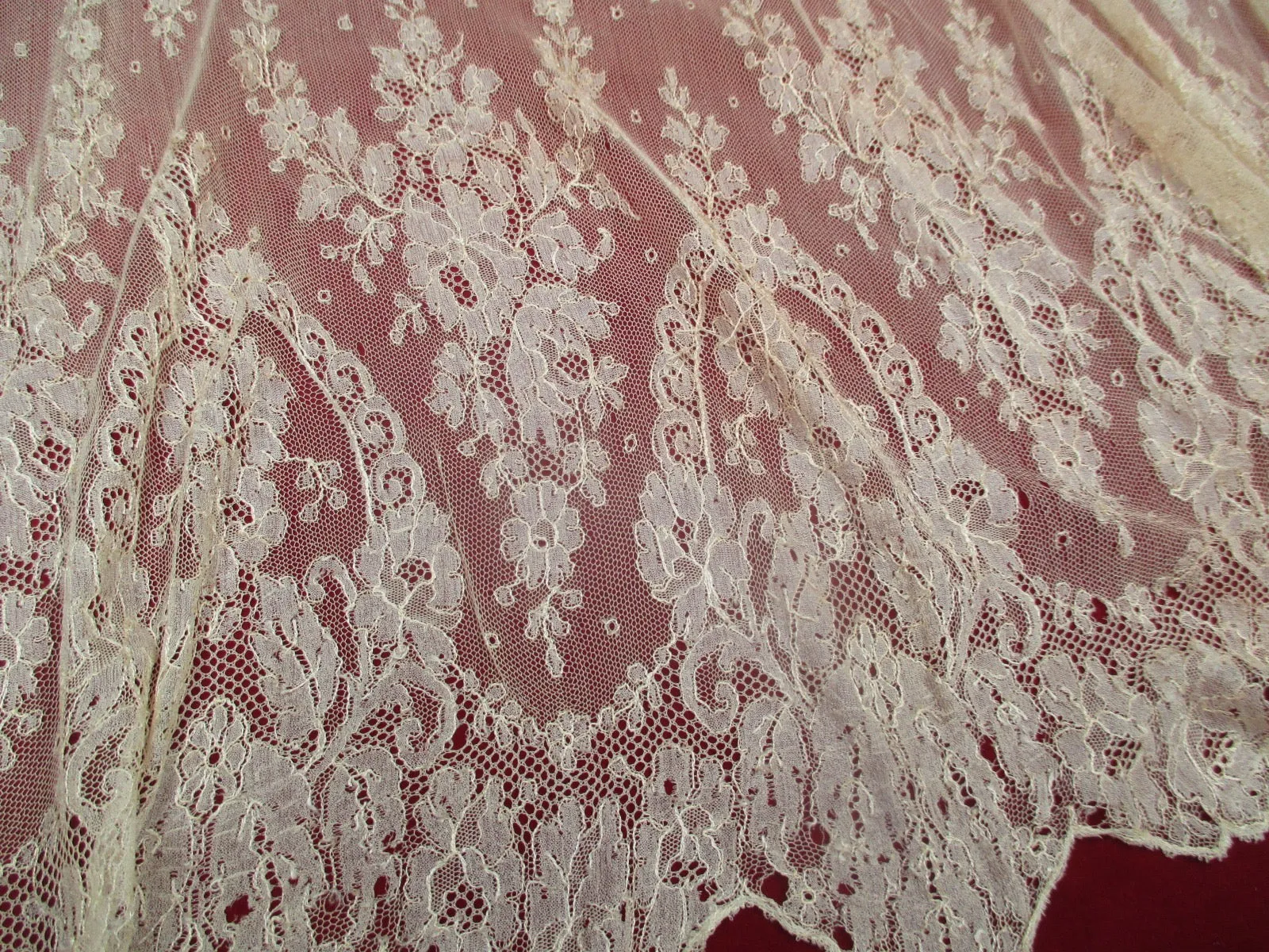 Antique Victorian Handmade Limerick Lace