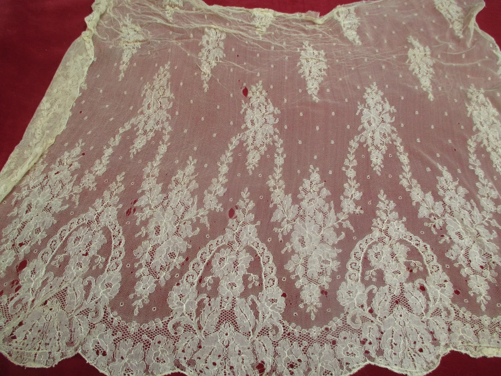 Antique Victorian Handmade Limerick Lace