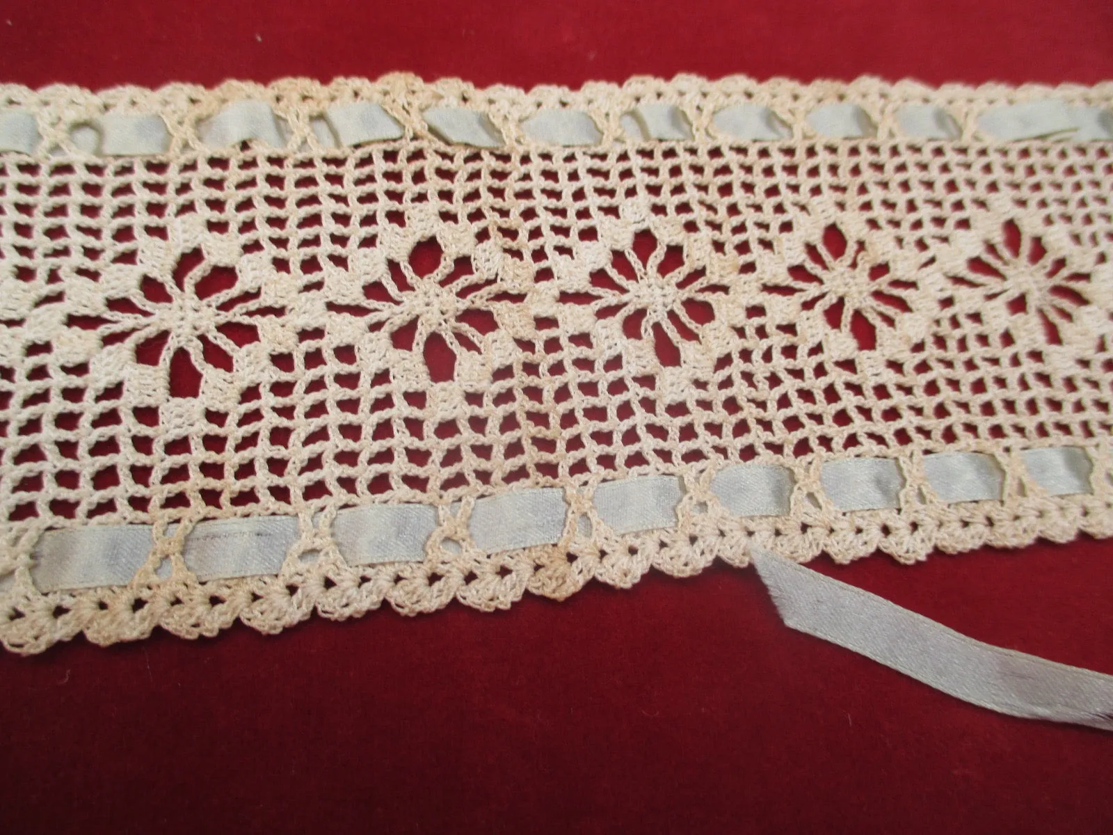 Antique Victorian Lace Camisole top trim