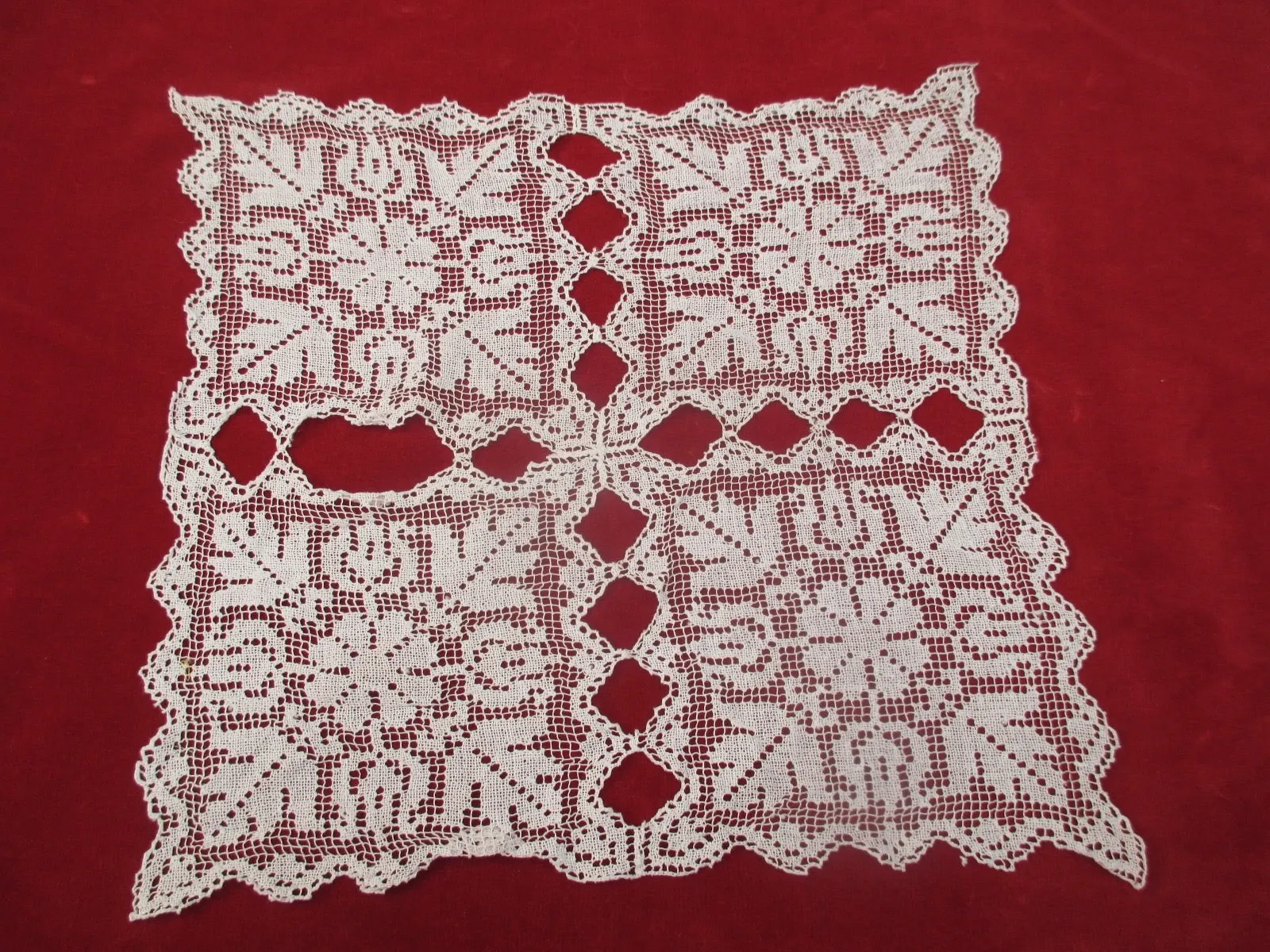 Antique Victorian Lace Doily