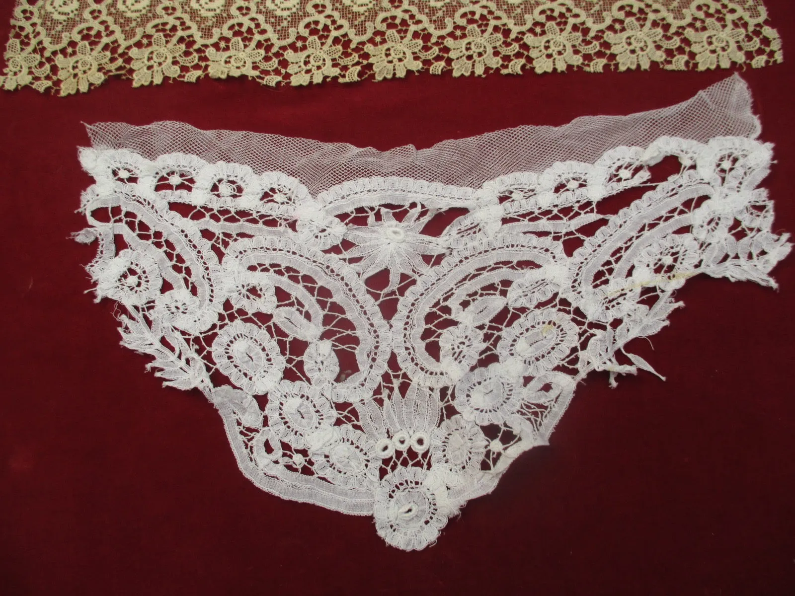Antique Victorian Lace lot 2 pc