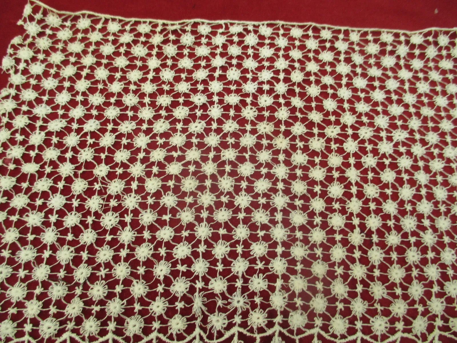 Antique Victorian lace lot 2 pieces