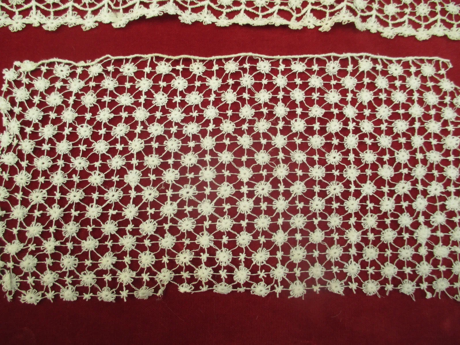 Antique Victorian lace lot 2 pieces