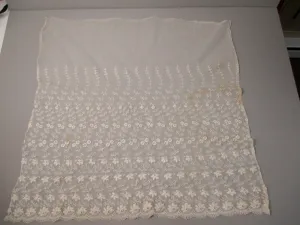 Antique Victorian Lace net Bonnet Veil