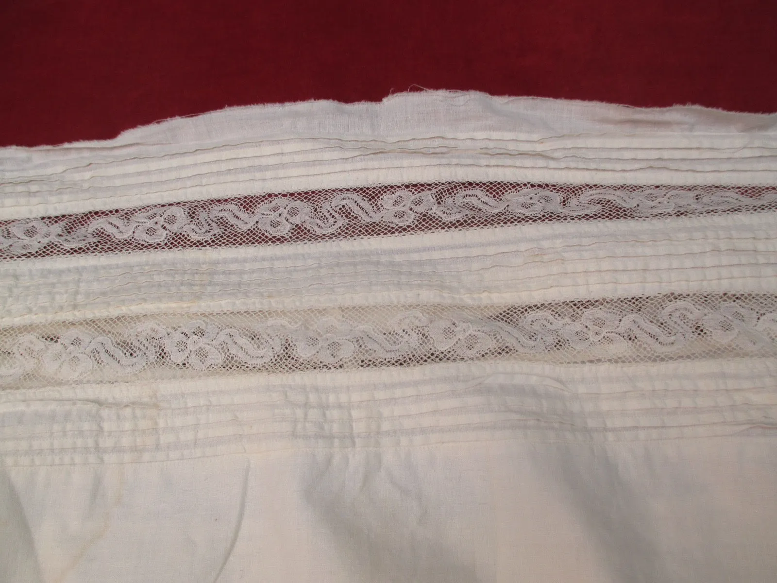 Antique Victorian Lace petticoat Bottom