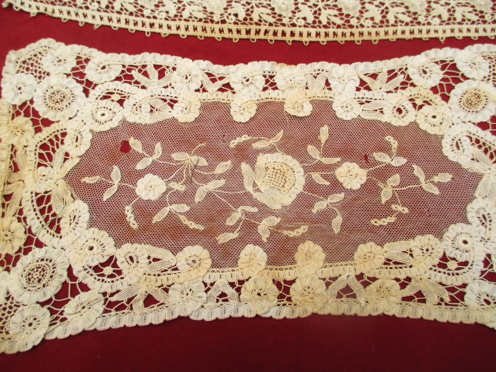 Antique Victorian Lace pieces 2 pc