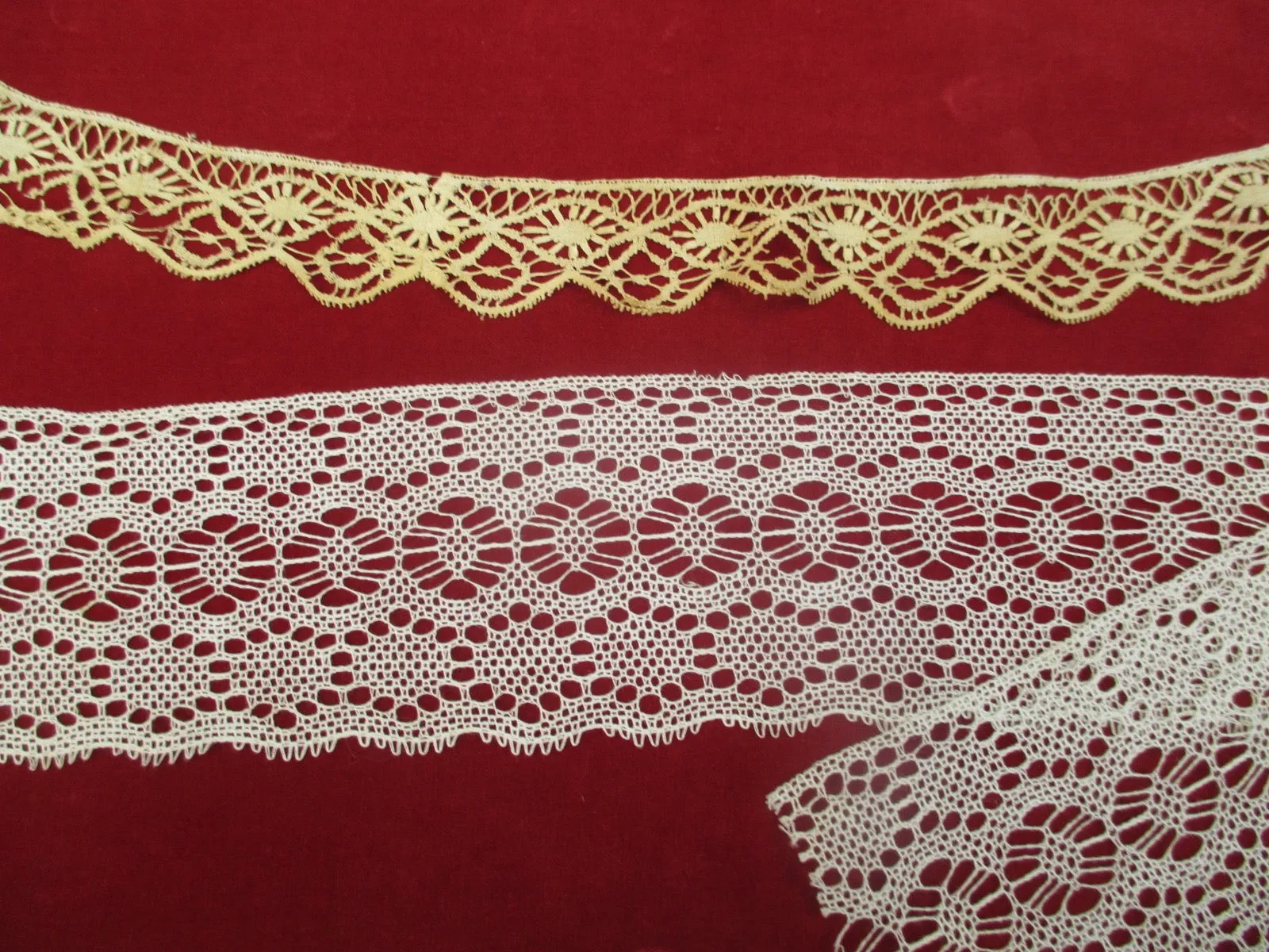 Antique Victorian Lace trim 2 pc