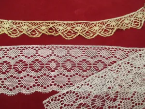 Antique Victorian Lace trim 2 pc