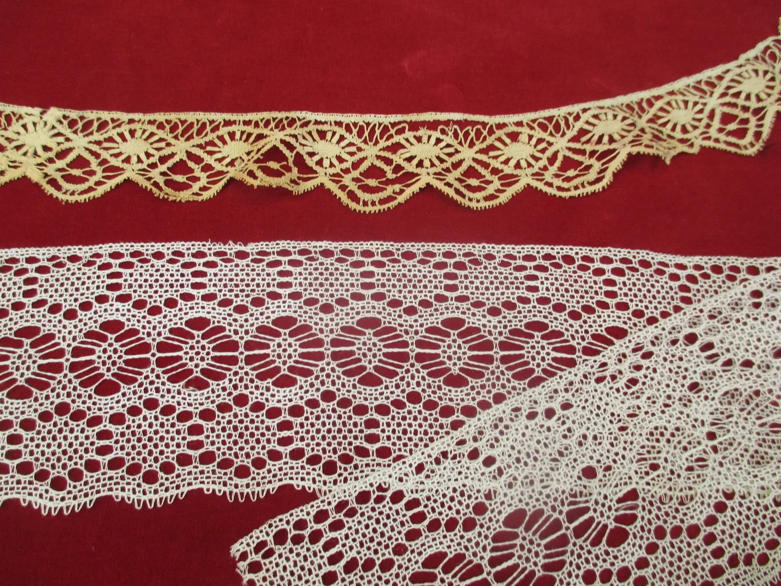 Antique Victorian Lace trim 2 pc