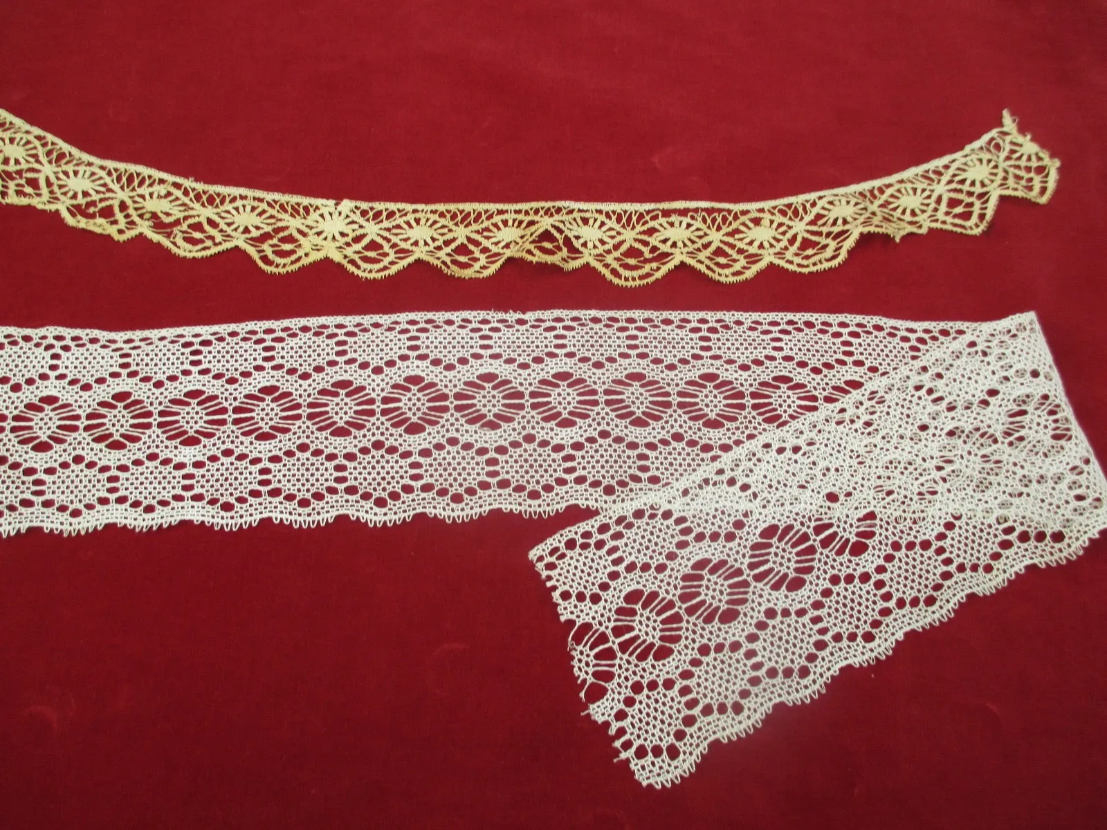 Antique Victorian Lace trim 2 pc