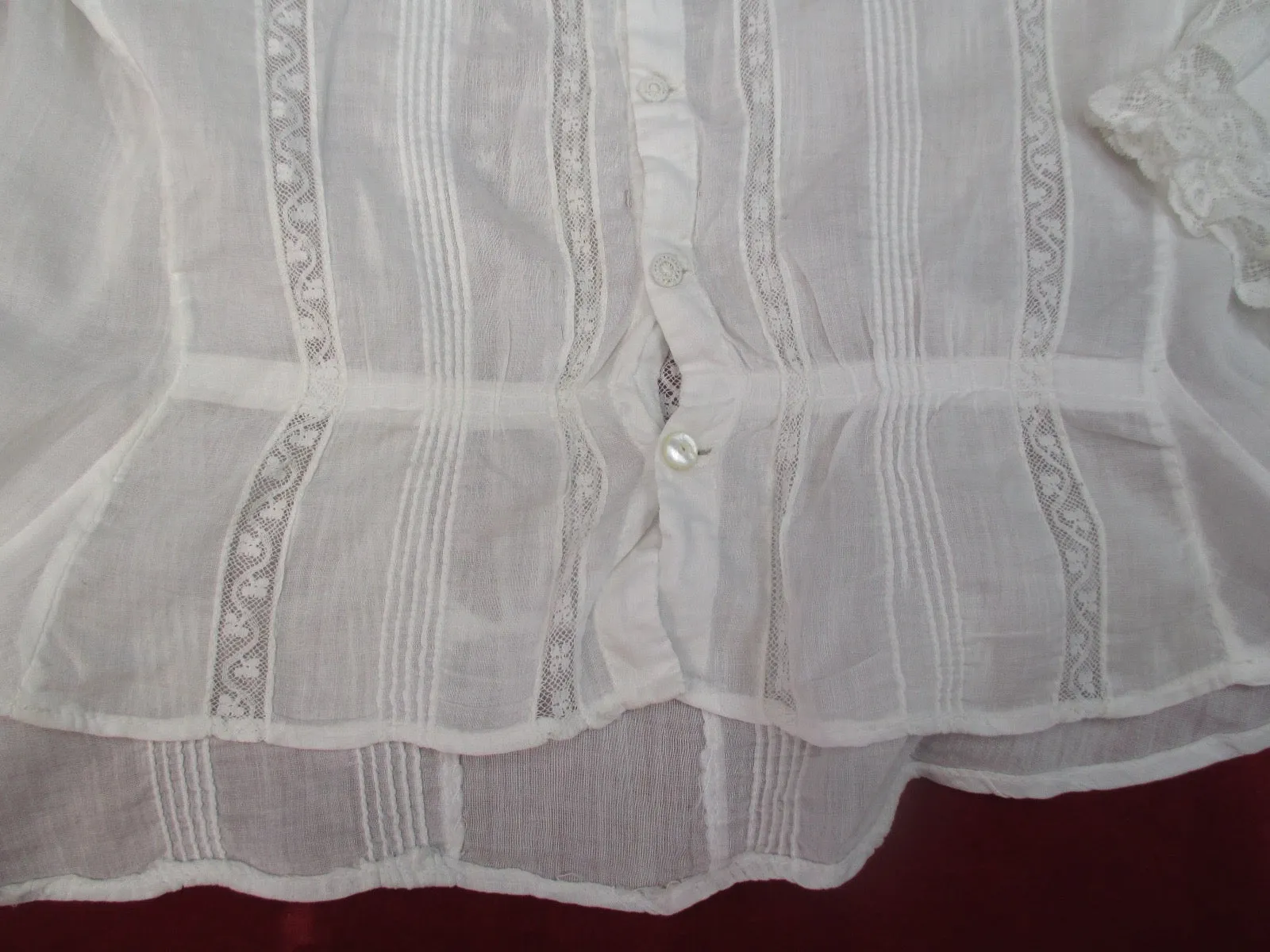 Antique Victorian waist blouse