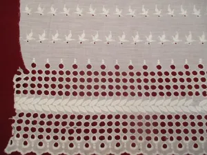 Antique Victorian Wide Eyelet lace trim