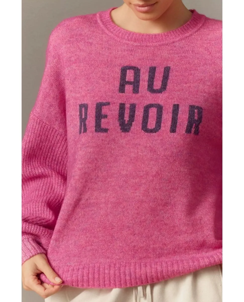 Au Revoir Sweater Pink