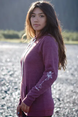 Beach Rose AK Wildflower Triblend Pullover Hoody $68.00