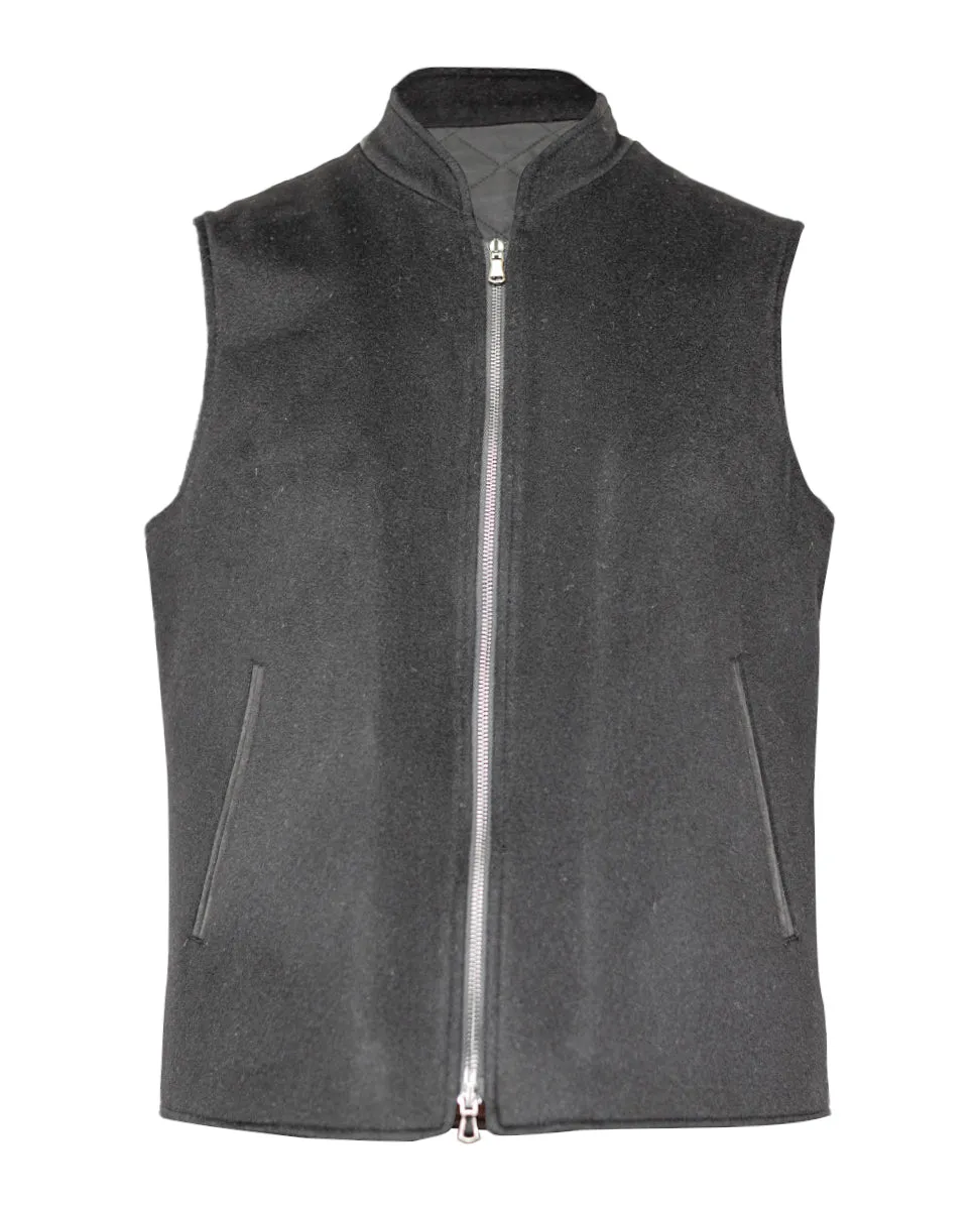 Black Mens Vest