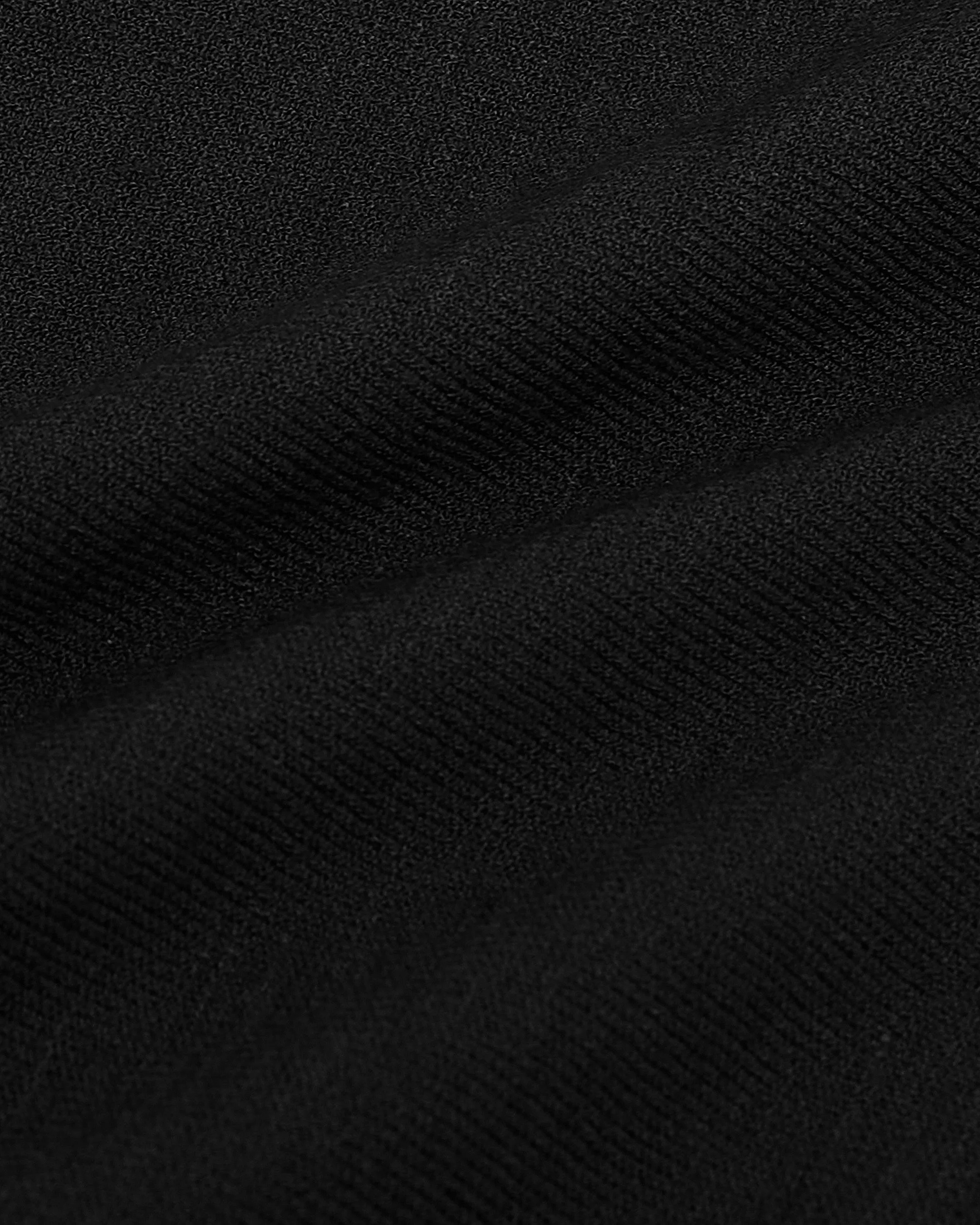 Black Short Sleeve Sweater Polo 2.0