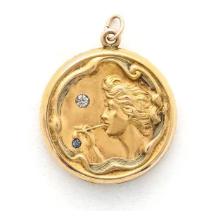 Bubble Fairy Antique Locket