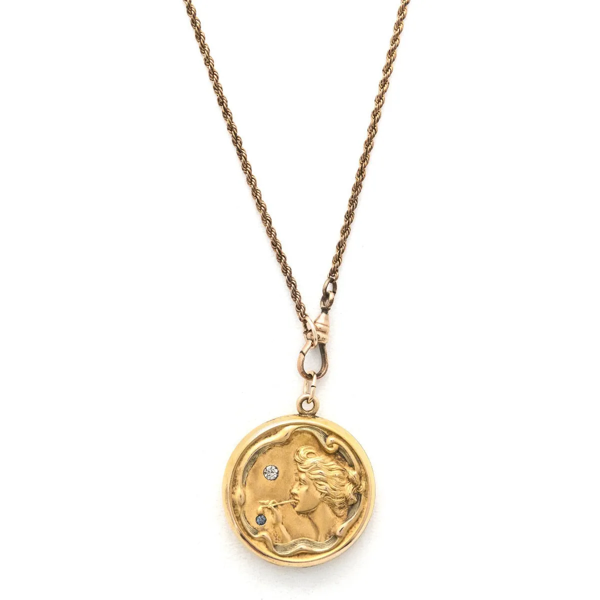 Bubble Fairy Antique Locket