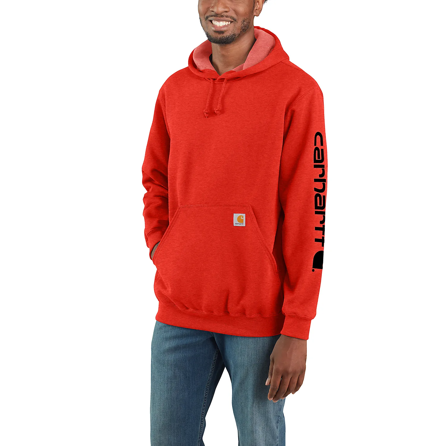 Carhartt sleeve logo Currant Heather K288-R51