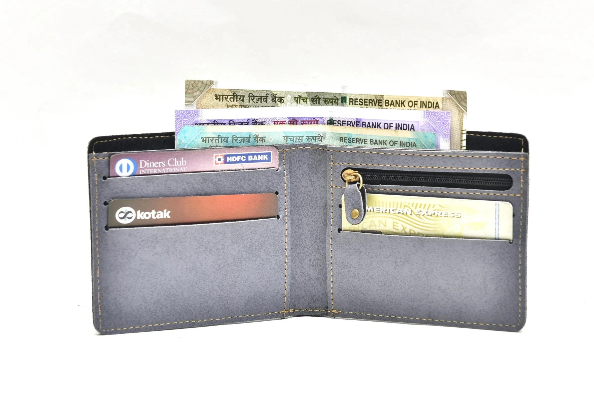 Classy Leather Customized Chain Sling Bag   Men's Wallet (Women's Combo) (Peach Grey)