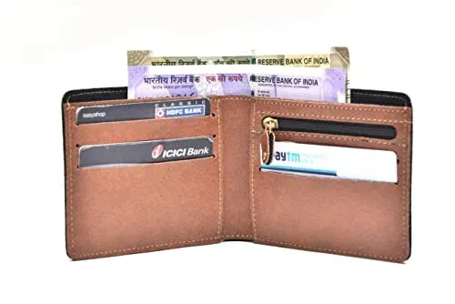 Classy Leather Customized Chained Sling Bag Round   Men's Wallet - Light Pink Tan