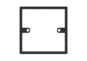 Click Deco SP011 1 Gang Gasket - Black