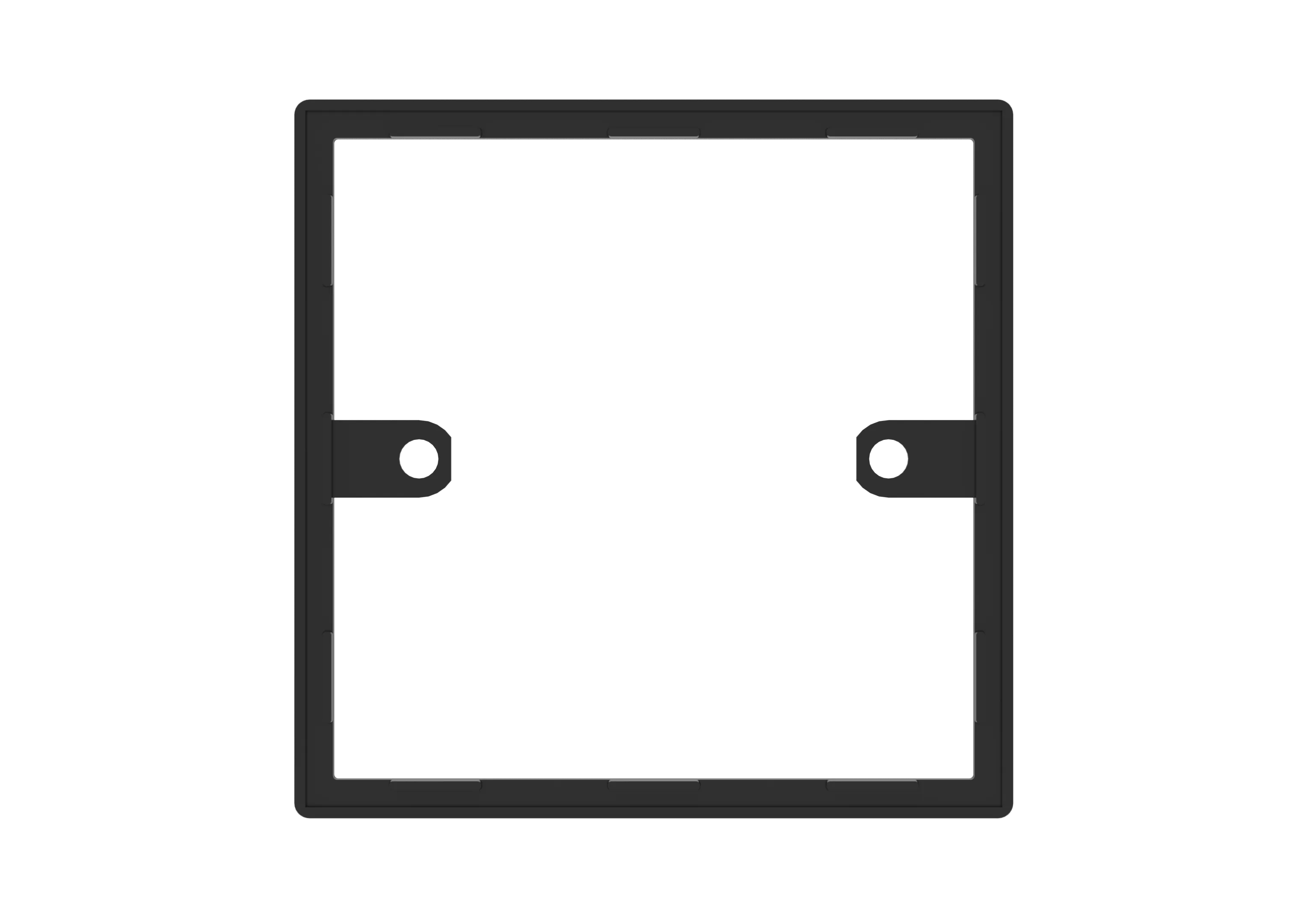 Click Deco SP011 1 Gang Gasket - Black