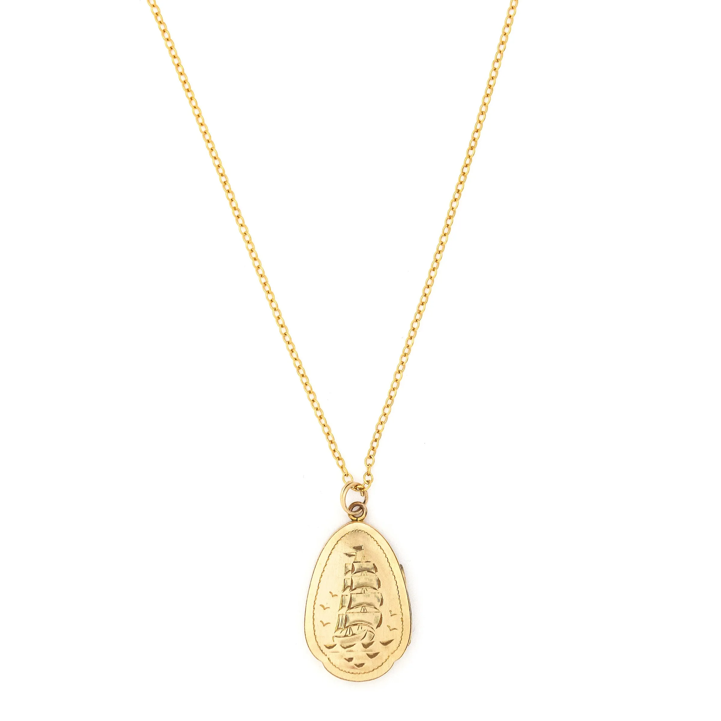 Clipper Ship Sailing Locket
