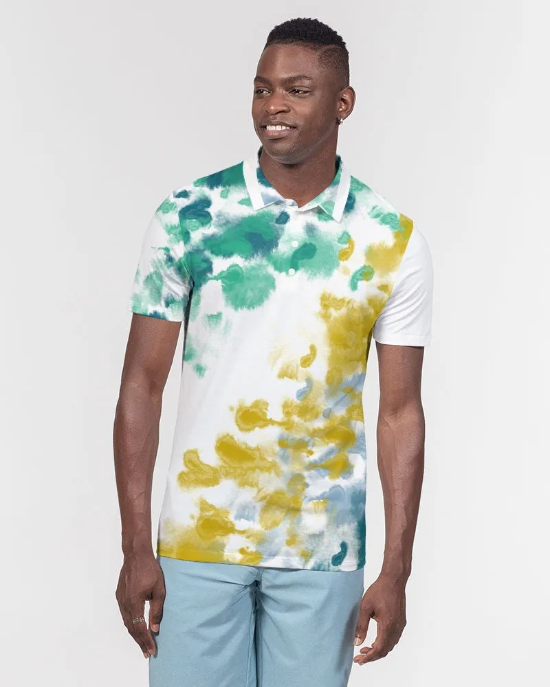 COLD SUMMER Men's Slim Fit Short Sleeve Polo