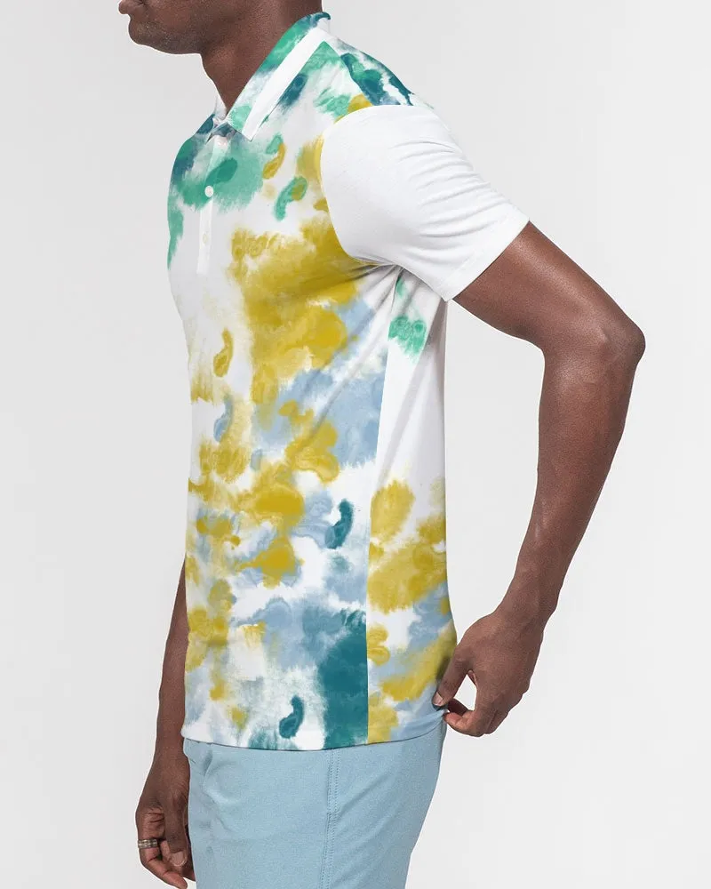 COLD SUMMER Men's Slim Fit Short Sleeve Polo