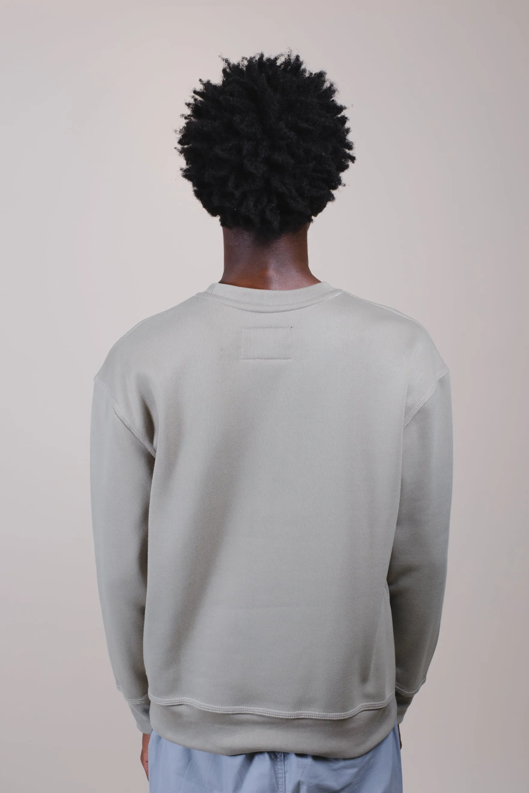 Contrast Stitch Crewneck Sweatshirt