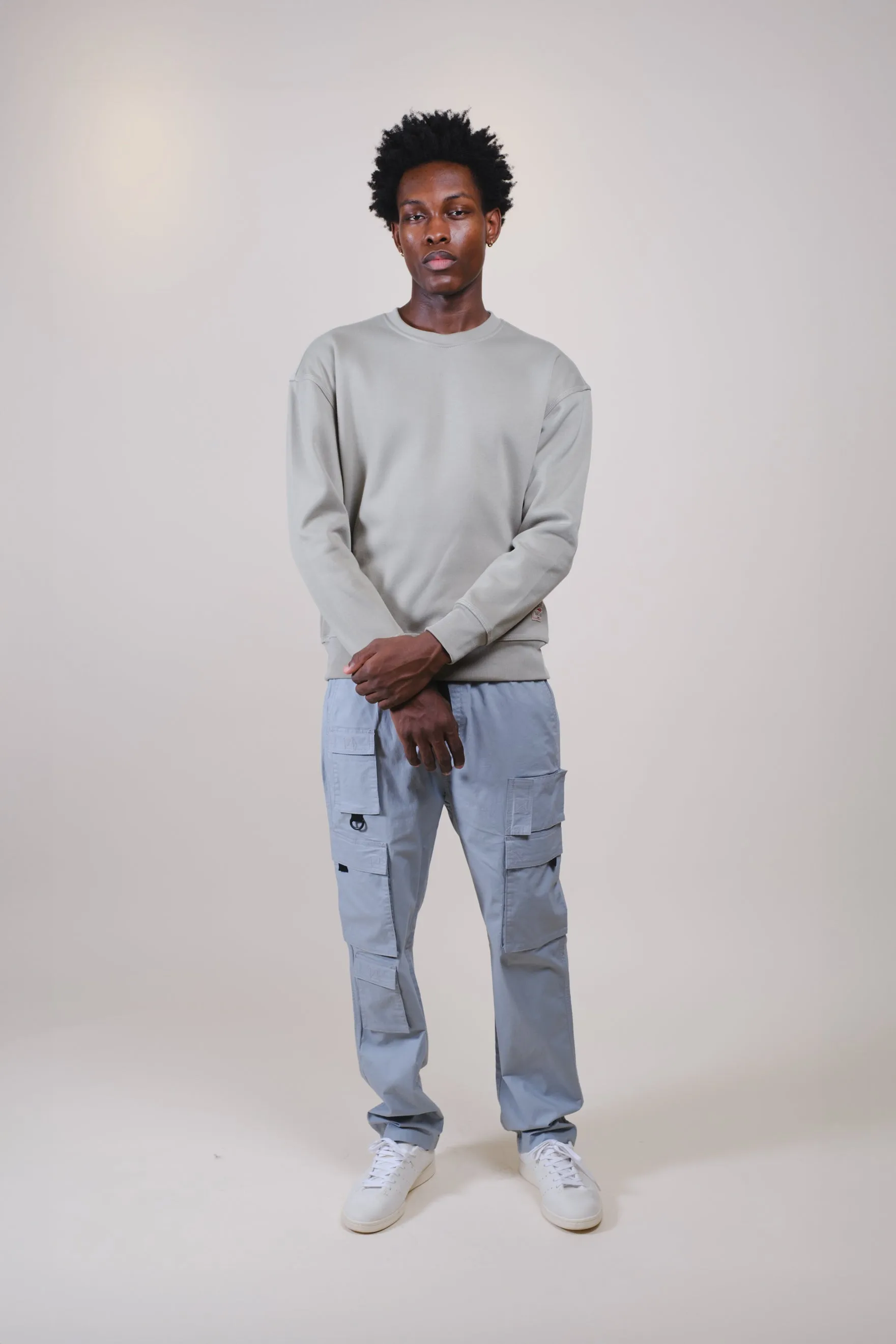 Contrast Stitch Crewneck Sweatshirt