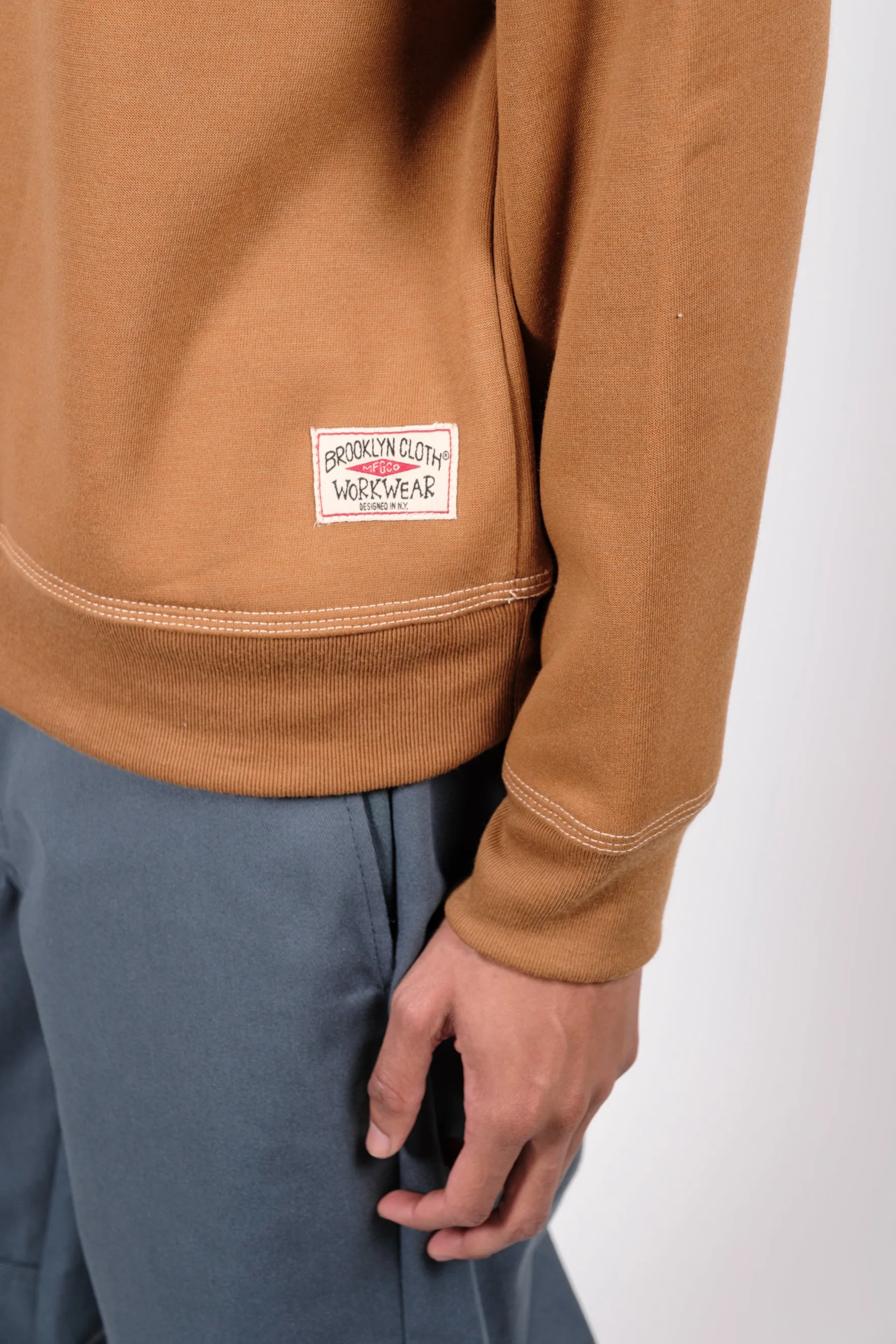 Contrast Stitch Crewneck Sweatshirt