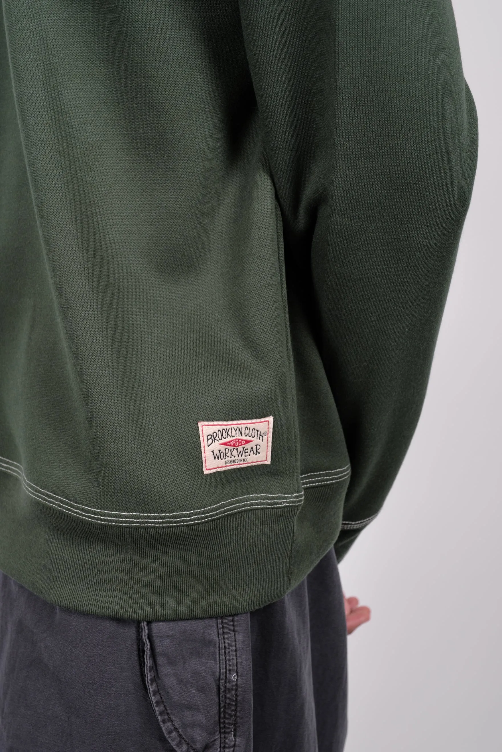 Contrast Stitch Crewneck Sweatshirt