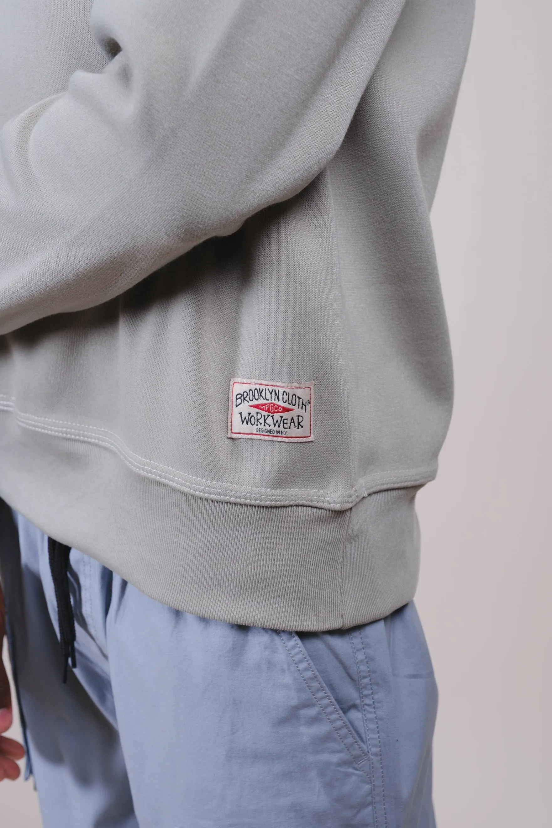 Contrast Stitch Crewneck Sweatshirt