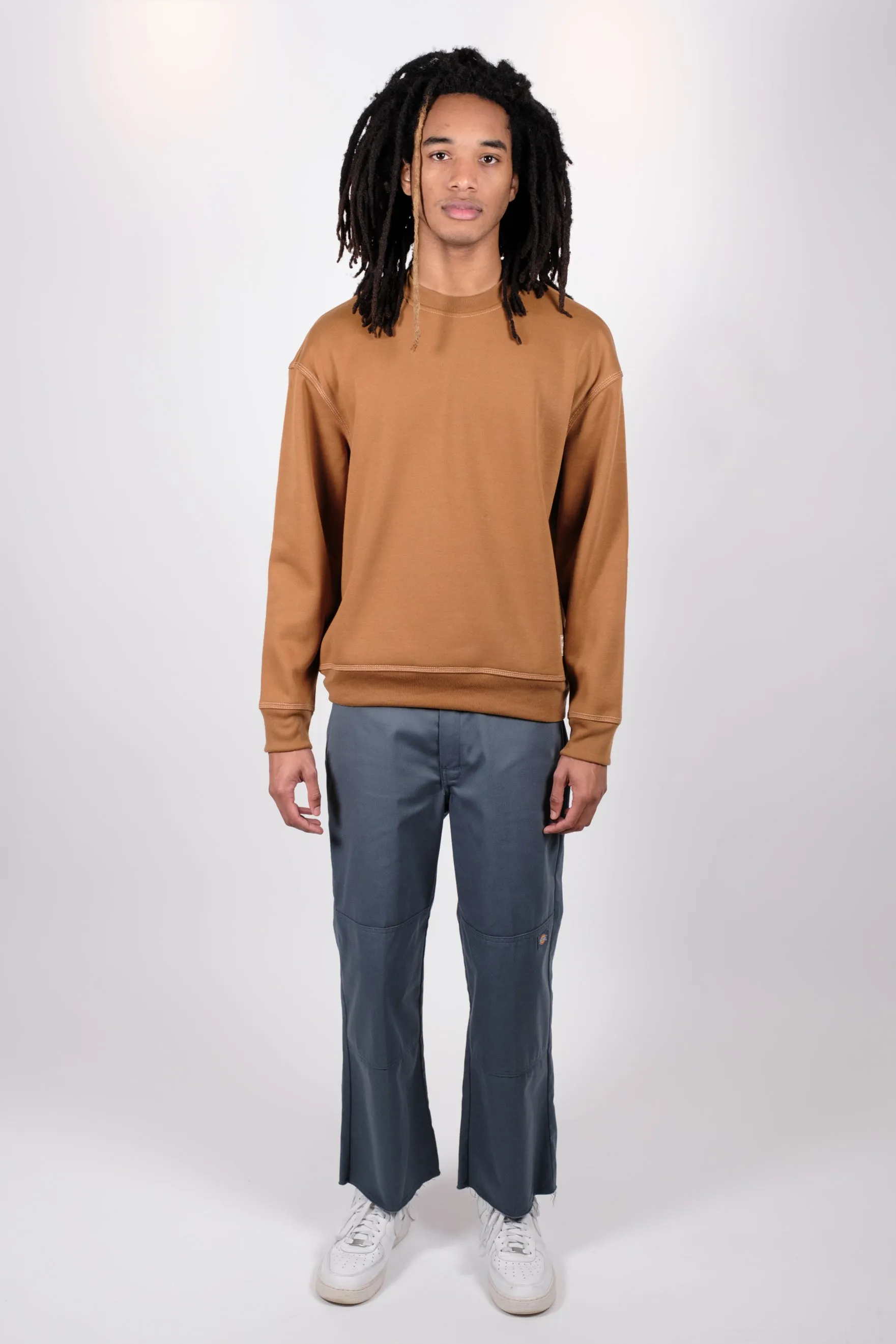 Contrast Stitch Crewneck Sweatshirt